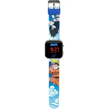 Kids Licensing Naruto LED-Uhr 0 mm Gehäuse Blau Riemen Blau