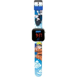 Kids Licensing Naruto LED-Uhr 0 mm Gehäuse Blau Riemen Blau