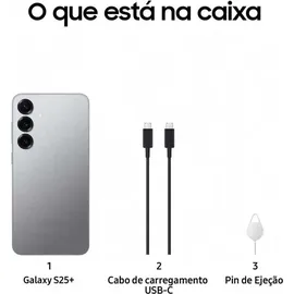 Samsung Galaxy S25+ 5G 256 GB Silver Shadow