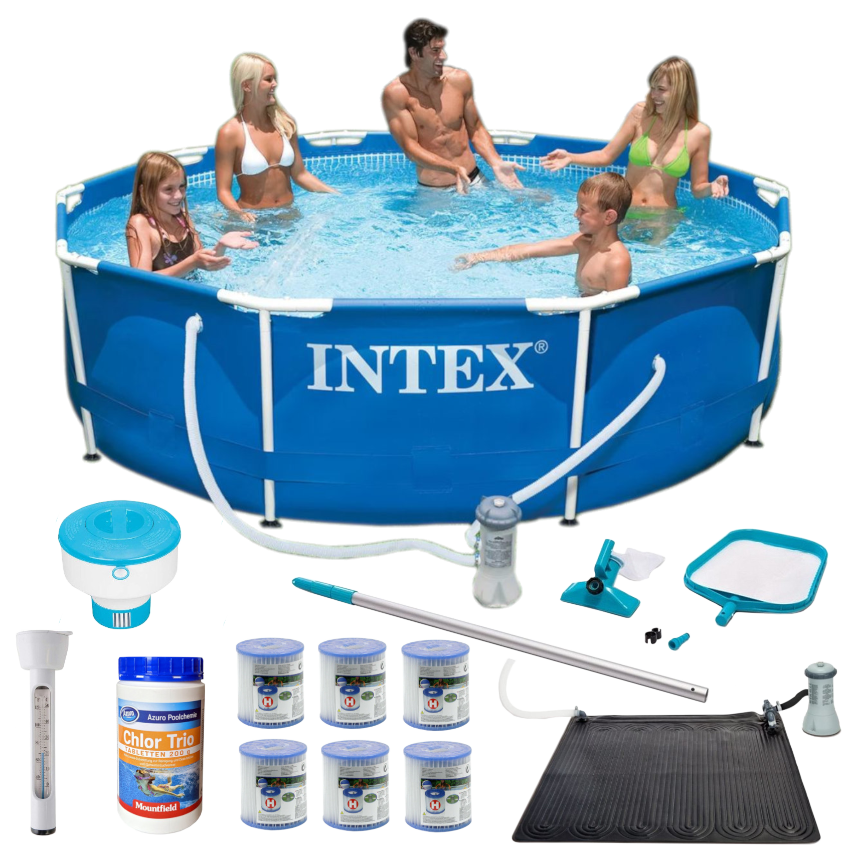 Intex MetallFrame Pool 305x76cm + Zubehör