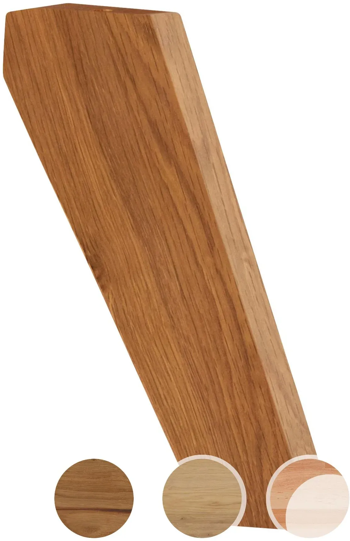 Hasena Füsse Nelo 25 cm / Kernbuche natur, geölt