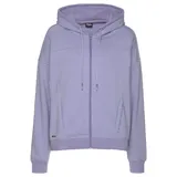 Buffalo Kapuzensweatjacke Damen lavendel Gr.44/46