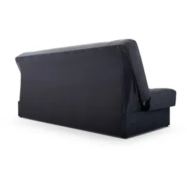 e-meubles Möblo Schlafsofa Dunkelgrau, Holz, 192x85x92 cm, Wohnzimmer Sofas - Couches, Schlafsofas