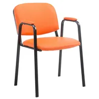CLP Besucherstuhl Ken Pro Kunstleder orange