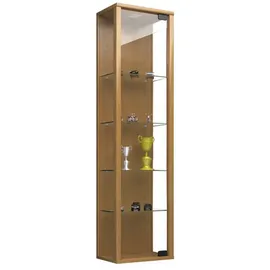 VCM Vitrine Stano Mini 33 x 115 x 18 cm Braun