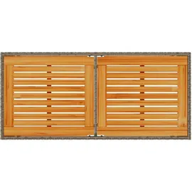 vidaXL Gartentisch 115 x 54 x 74 cm Grau
