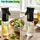 ideoon home Öl Sprüher & Essig Zerstäuber Glas 200 ml 6 x 20 cm