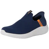 Smooth Step Slip-ins Platform, Navy Textile Orange Trim, 36