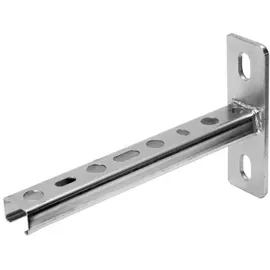 ASW Schienenkonsole 533850 500 mm, Profil 38/40 x 2.0 mm, Stahl verzinkt