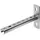 ASW Schienenkonsole 533850 500 mm, Profil 38/40 x 2.0 mm, Stahl verzinkt