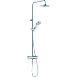 Kludi DIVE Thermostat Dual Shower System chrom