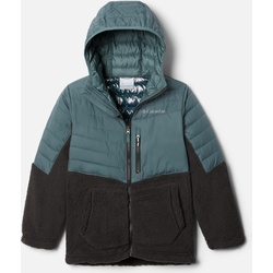 Columbia Powder Lite Boys Novelty Hooded Jacket metal, shark (347) L
