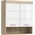 xonox.home Hängeschrank Lambada 74x79 cm Sonoma Eiche/Weiß