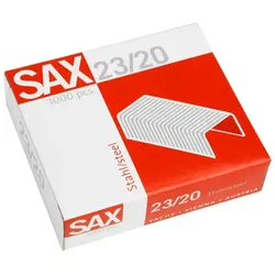sax design 1.000 sax design Heftklammern 2320 9002219041615 sax design 1000 Stück