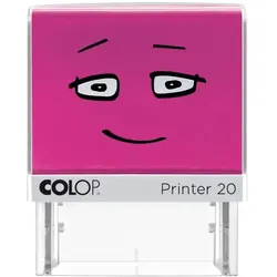 COLOP 164825, Selbstfärbestempel, Nachrichten-Stempel, 38 x 14 mm, Pink, 1 Stück