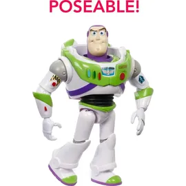 Mattel Große Disney Pixar Buzz Lightyear-Actionfigur, ca. 31 cm, super bewegliche, detailgetreue Sammelfigur aus dem Toy Story Space-Film, ab 3 Jahren HFY27