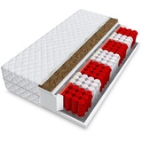 Fdm Matratze 180x200 cm MONTALTO Höhe ca. 17 cm H3 H4 Premium Multipocket-Taschenfederkern 7 Zonen Kokos