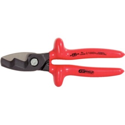 KS Tools CLASSIC 1000V Zwei-Schneiden-Kabelschere, 200mm