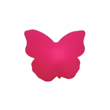 8 seasons design GmbH Motivleuchte Shining Butterfly 40 cm Kunststoff wetterfest 1 Stück rosa