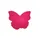 8 seasons design GmbH Motivleuchte Shining Butterfly 40 cm Kunststoff wetterfest 1 Stück rosa