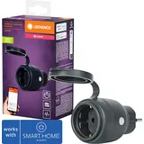 LEDVANCE Smart+ Smarte Außensteckdose Compact Plug, ZigBee V2