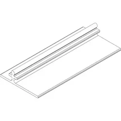Abdeckprofil versenkte / deckenbündige Montage Levolan 60 / 120