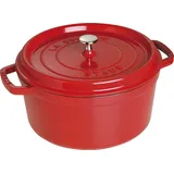 La Cocotte Topf 8,35 l rot aus Gusseisen gefertigt