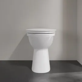 Villeroy & Boch ViCare Stand-WC mit WC-Sitz Weiß Alpin mit CeramicPlus