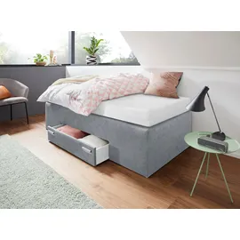 Westfalia Schlafkomfort Boxspringbett 90 x 200 cm Grau