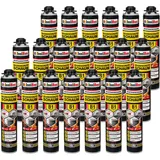 Isolbau - Bauschaum B1 - Montageschaum - PU-Schaum 20 x 750 ml - Pistolenschaum - 1K Brandschutzschaum - Dämmschaum - Abdichtung, Wärmedämmung und Schalldämmung