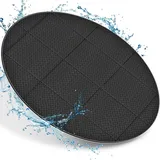 tillvex tillvex® Whirlpool Unterlage rund 240cm Grau Bodenmatte Poolunterlage Matte für Outdoor Whirlpools | Thermo Bodenschutzmatte Pool Untergrund | Bodenschutz Bodenplatte schützt & isoliert