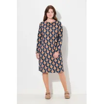 Ulla Popken Midikleid Schwarz 50-52