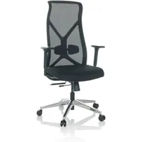 HJH Office Bürostuhl AZURRO B Stoff Drehstuhl ergonomisch, Netzrücken,