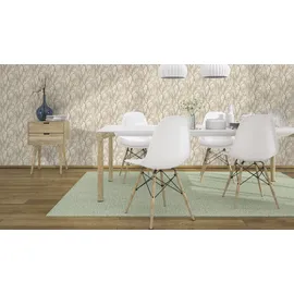 Rasch Textil Strukturtapete 0,32 m x 10 m 633245 beige/gold