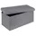 Hi Hocker mit Aufbewahrungsfunktion 76 x 38 x 38 cm Grau