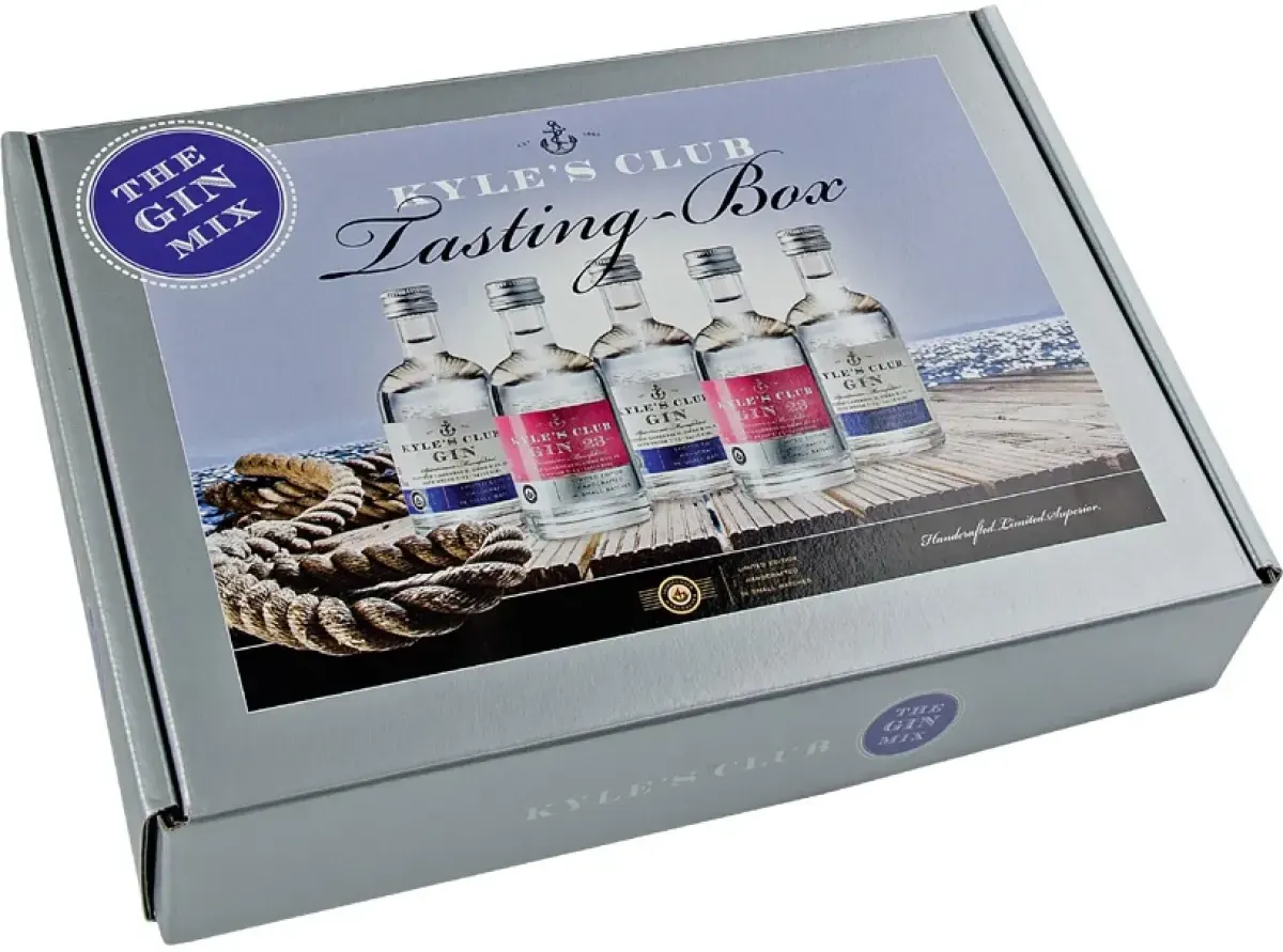 Kyle`s Club GIN Tasting-Set 5 Flaschen 40% vol. 5 x 0,05 l