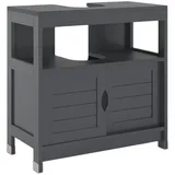 Vicco Waschbeckenunterschrank Vilda 60 x 60 x 30 cm Grau