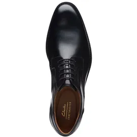 CLARKS Craft Arlo Lace Schuhe Black Leather 43