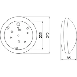 Beg Brück Electronic Wand- und Deckenleuchte HF-L1
