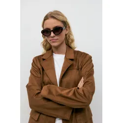 Gina Tricot - Oval cat eye sunglasses - Sonnenbrillen - Braun - ONESIZE - Dame - Braun - ONESIZE