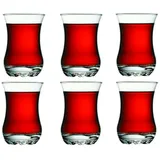 Pasabahce Sylvana 42411 - 6 Stück Türkische Teegläser-Set orientalischen Tee modern Gläserset