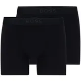Boss BoxerBr 2P UltraSoft schwarz L 2er Pack