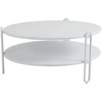 Brafab Blixt Loungetisch rund weiß