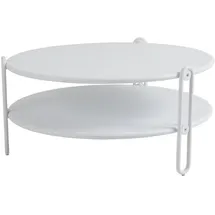 Brafab Blixt Loungetisch rund weiß