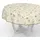 ANRO Tischdecke Wachstuch abwaschbar Canada Ø 140 cm Beige