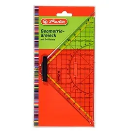 Herlitz Geometrie-Dreieck 25,0 cm transparent