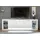 furn.design Ladis TV-Lowboard 198 x 61 x 43 cm Weiß Holz/Kunststoff/Metall/MDF/Holzwerkstoff