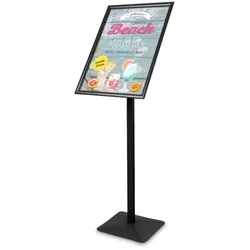 Infoständer DIN A2 »Menü Board Premium«, Aluminium schwarz