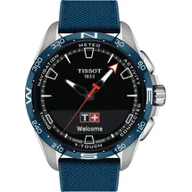 TISSOT T-Touch Connect Solar 47,5 mm Textilarmband Blau T121.420.47.051.06