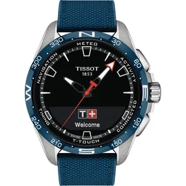 TISSOT T-Touch Connect Solar 47,5 mm Textilarmband Blau T121.420.47.051.06